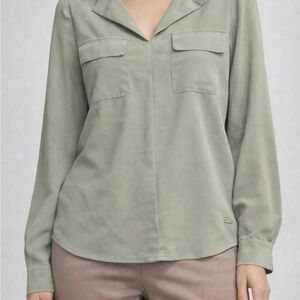 Jones New York Light Green Blouse
